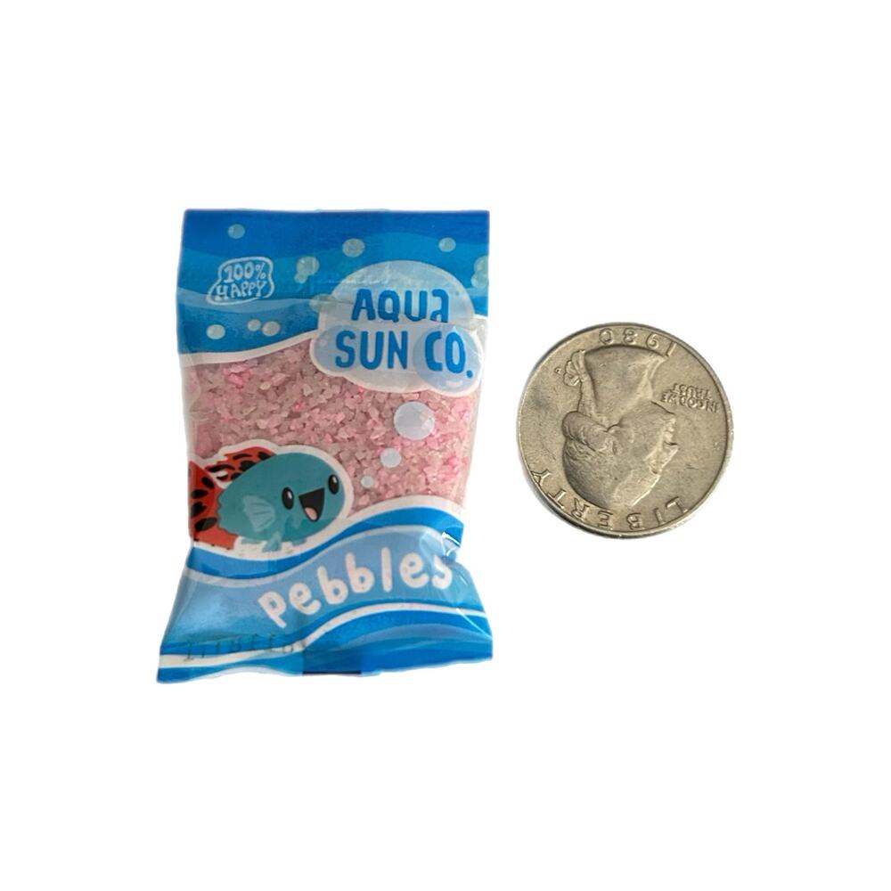 MGA Miniverse Aqua Sun Co. Mini Bag of Aquarium Pebbles New Pink